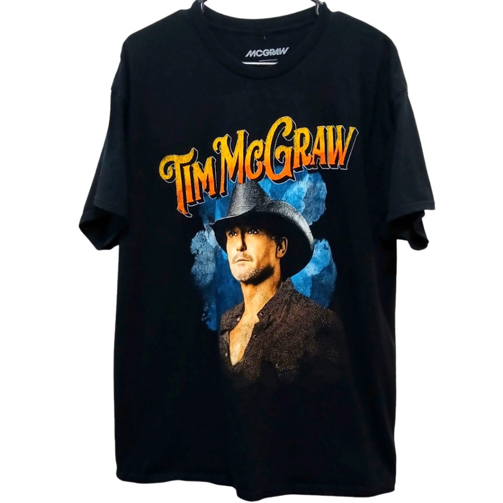 TIM MCGRAW XL MEN'S BLACK  "STANDING ROOM ONLY" 2023 RARE CONCERT TOUR T-SHIRT
